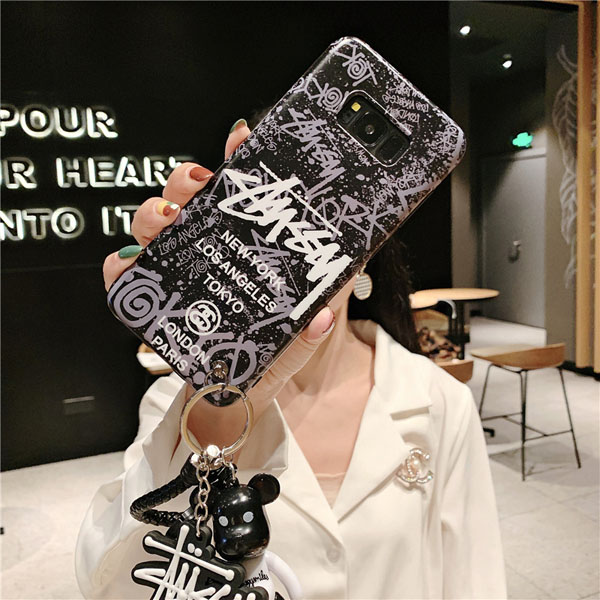 galaxys10 stussy スマホケース