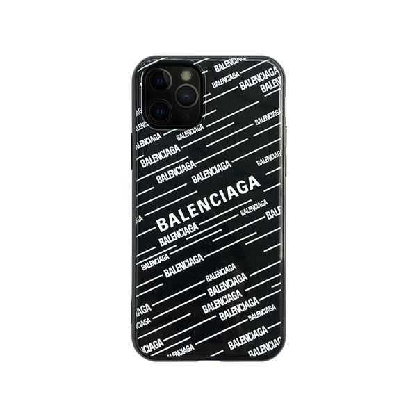 バレンシアガ iphone11/11PRO/XSMAXケース ストライプ ロゴ BALENCIAGA