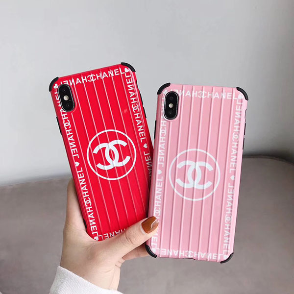 CHANEL iPhone Xs Max 背面ケース シャネル アイフォンXR レザーケース