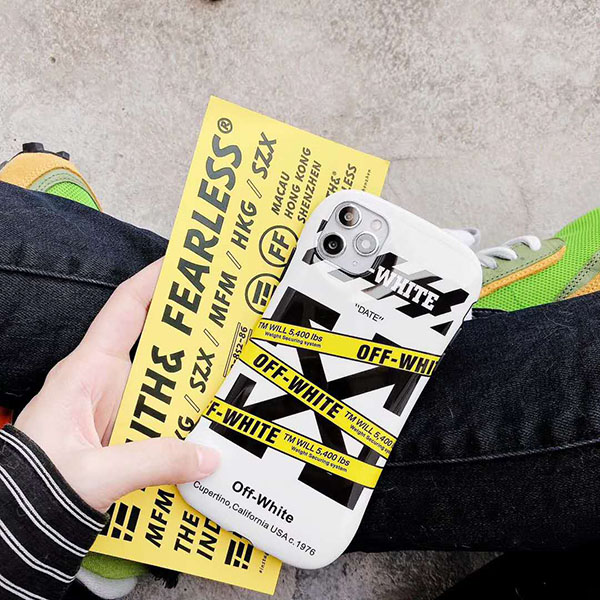 off-white iPhone Xr/Xケース