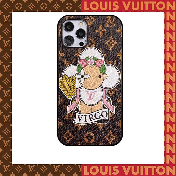 おとめ座 カップル lv iphone 12 pro maxケース