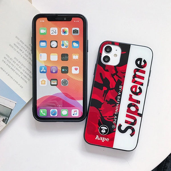 薄型 supreme iphone Xケース