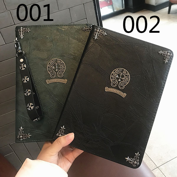 クロムハーツ iPad PRO 11/アイパッド10.2ケース 男女兼用 Chrome Hearts iPad エア4（10.9インチ） iPad  3/2/1 手帳カバー 高級パロディ風 IPAD MINI5/4/3/2/1カバー 人気おすすめ アイパッドケース 潮流