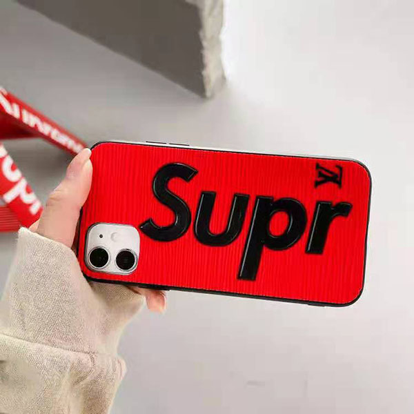 SUPREME LV コラボ アイフォン 12プロ マックス/12プロスマホケース