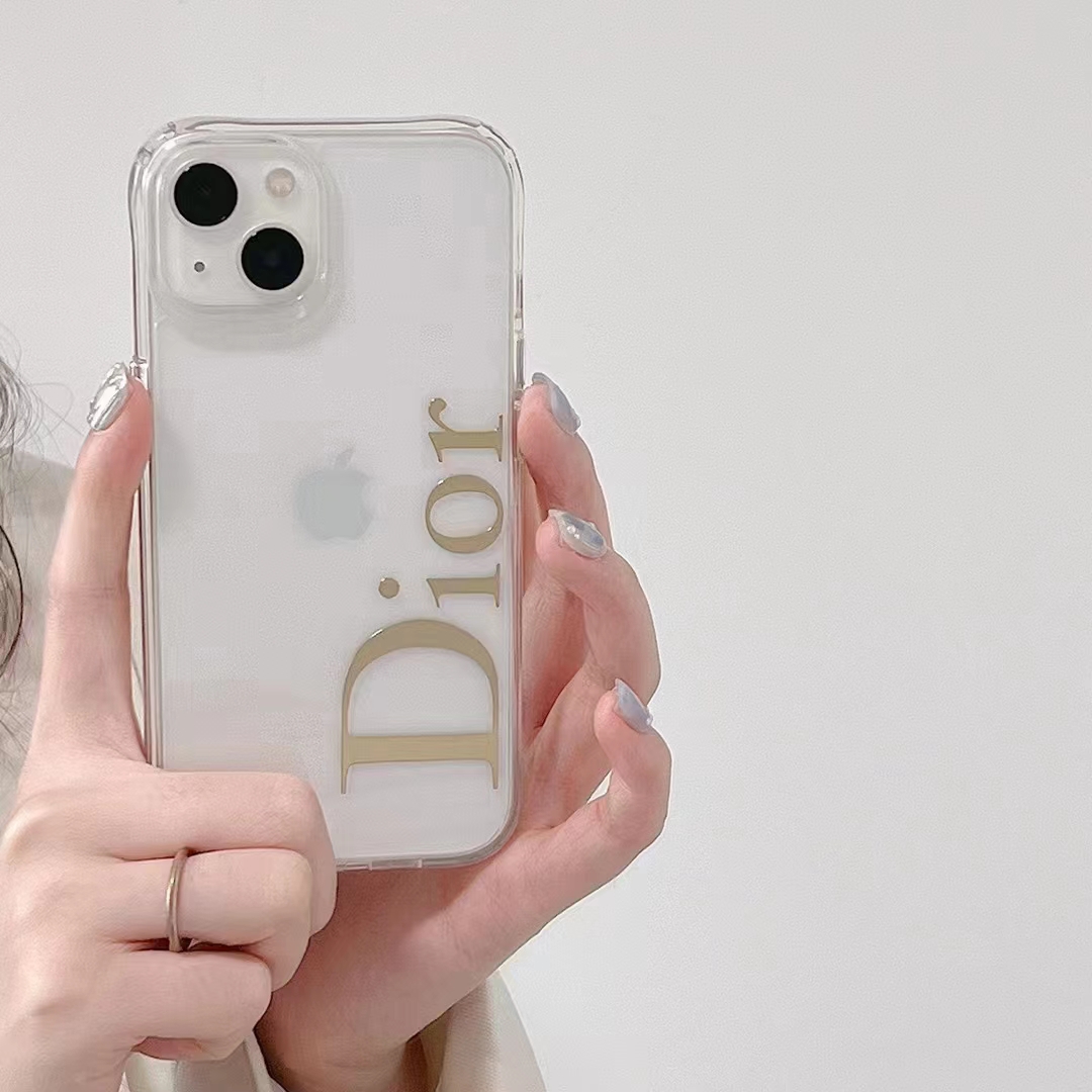 ディオール iphone14/14 Pro/14Pro Maxクリアケース シンプル DIOR