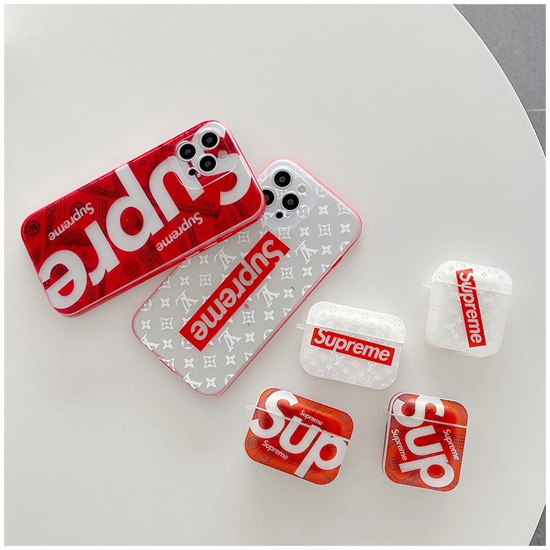 シュプリーム AirPods Pro2ケース オシャレ ブランド Supreme