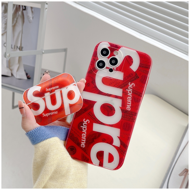 シュプリーム AirPods Pro2ケース オシャレ ブランド Supreme 